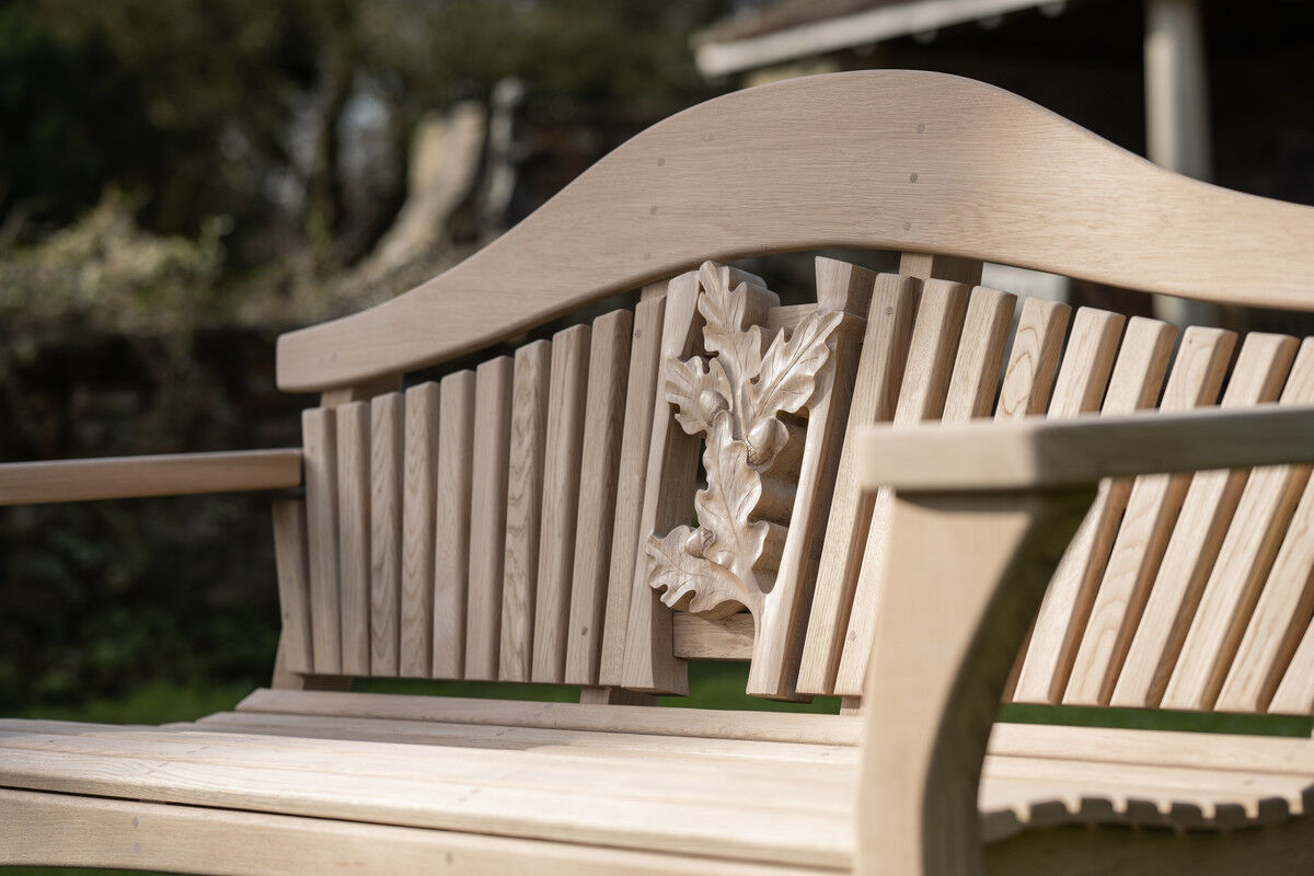 RHS Four Seasons Bench - Autumn Oak (close up).jpg