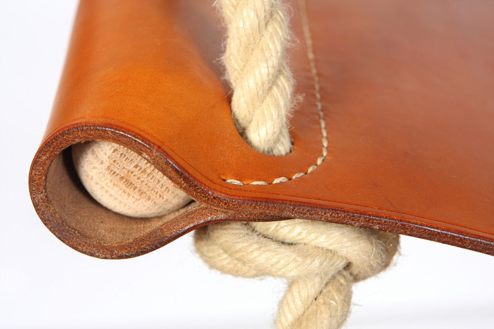 Leather Rope Swing Sitting Spiritually