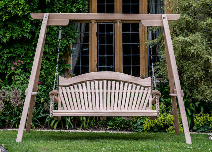 tranquillity swing seat in oak