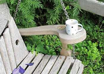 Swing Seat Arm with Cup Holder