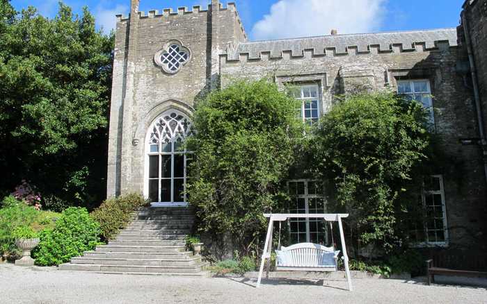 Beautiful Swinging Seat on display at Prideaux Place