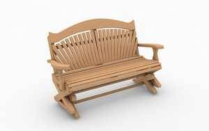 Hand carved wooden garden swing seats 