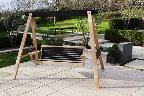 The Yakisugi Swing Seat & Floating Bench