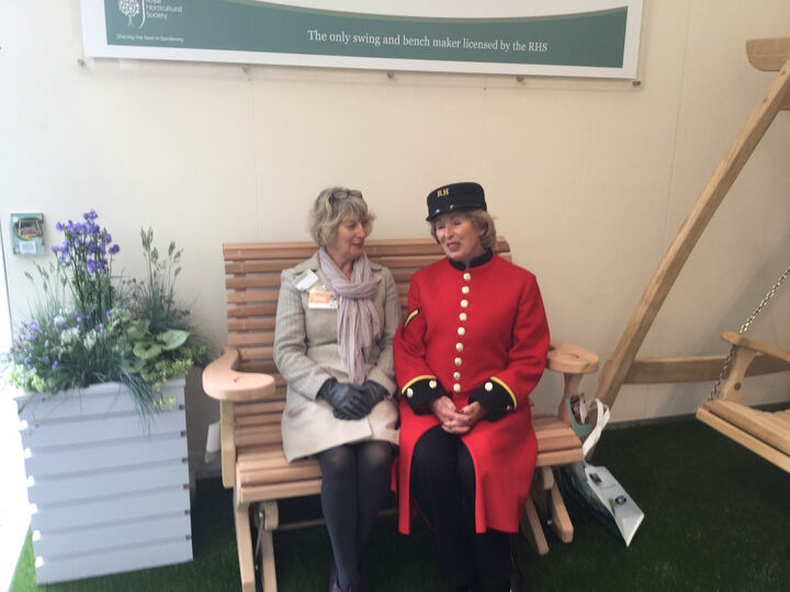 Celia &amp; Chelsea Pensioner.JPG