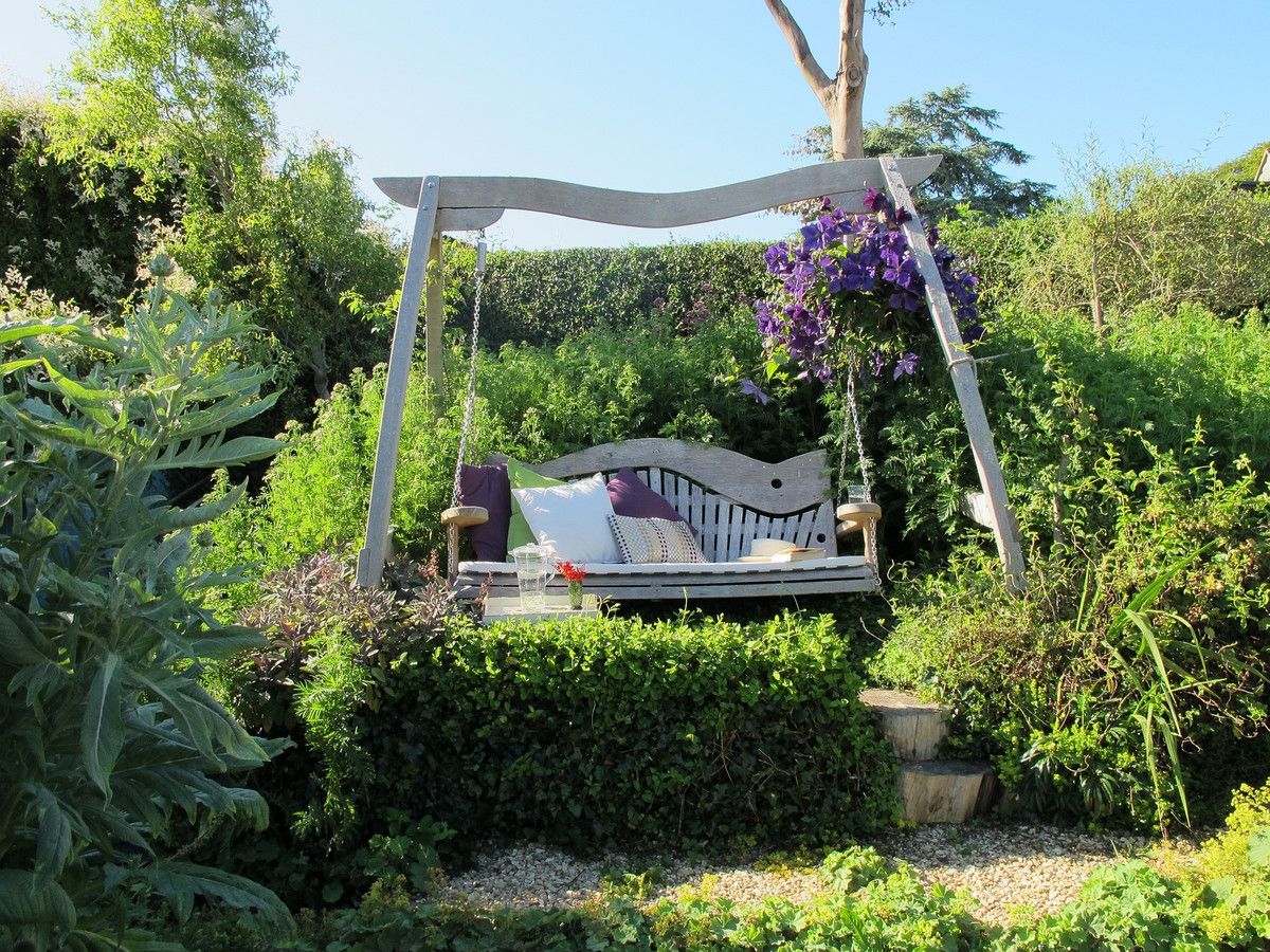 Swing Seat in Sitting Spiritually Garden