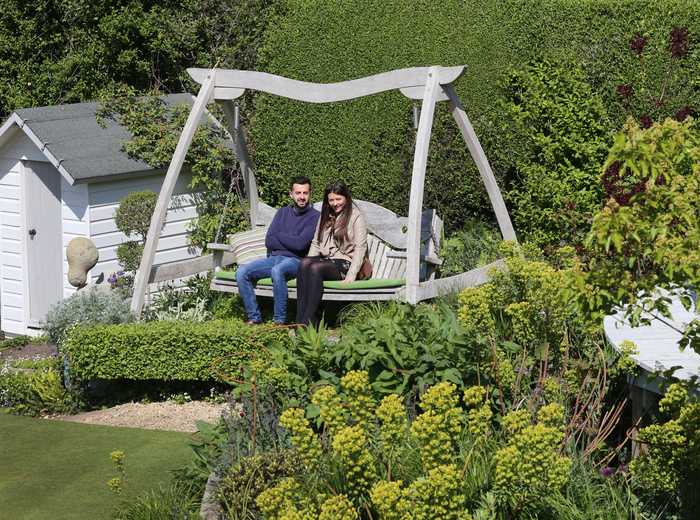 The 15 Year Old Kyokusen in the Sitting Spiritually Garden