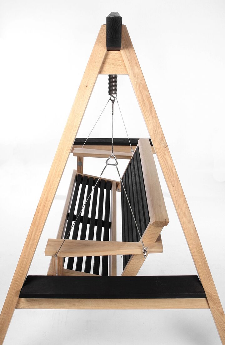 Contemporary Garden Swing Seat Cut Out