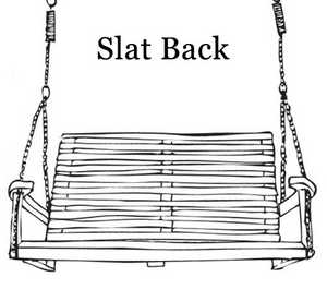Swing seat design - wooden