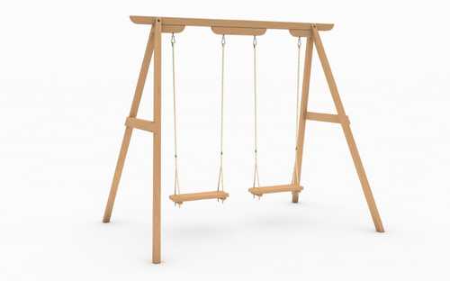Garden Swing with two single seats Garden Swing with two single seats