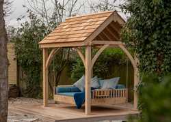 Product Spotlight - The Swinging Day Bed with Cedar Roof