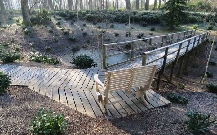 Garden Swing Seat at Kingston Lacy