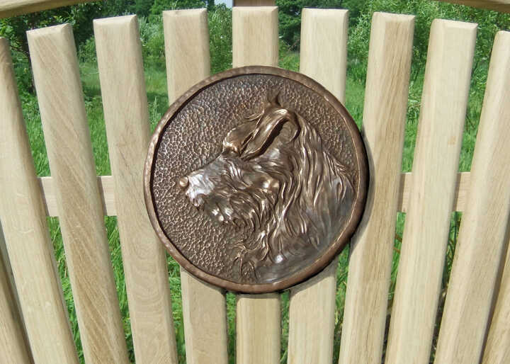 Dog Bronze Carving
