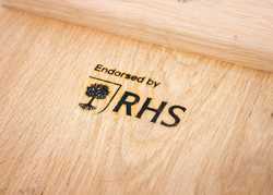 Our Handmade Oak Swings...Now Endorsed by the RHS!