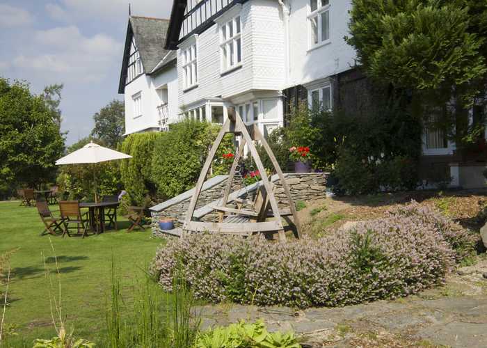 Lindeth Howe Hotel Swing Seat provided by Sitting Spiritually