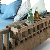 Drinks Holder on Swinging Day Bed Garden Furniture