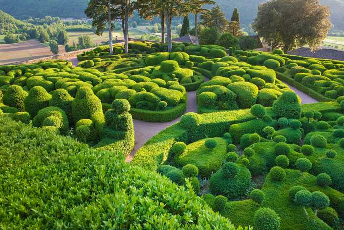 The overhanging gardens of Marqueyssac, Perigord, France
