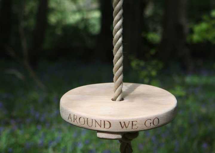 Rope Swing Love Carving