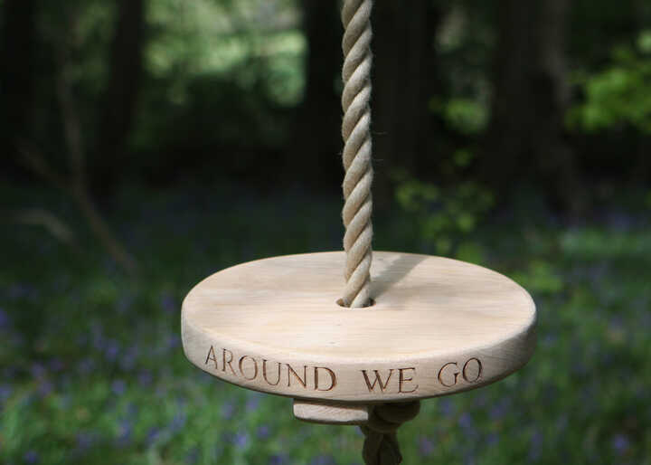 Rope Swing Love Carving