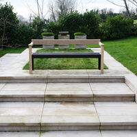 Contemporary Floating Bench Sitting Spiritually