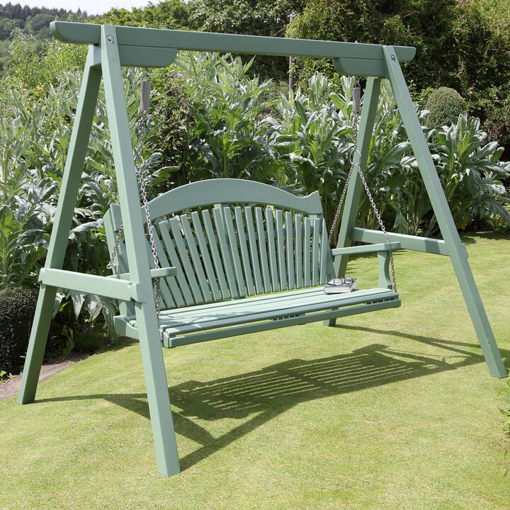 Harmony in Painted Pine Swing Seat
