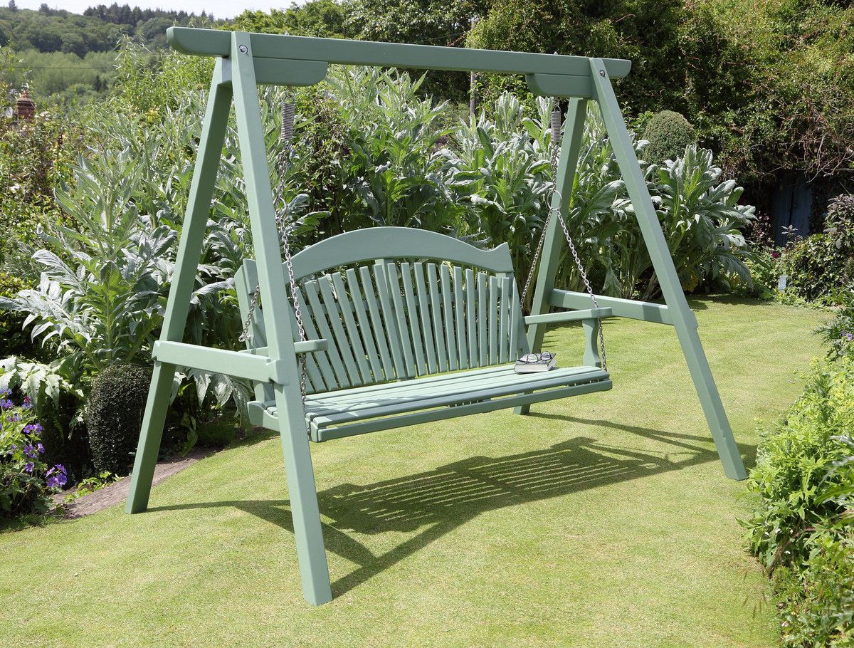 Harmony in Painted Pine Swing Seat