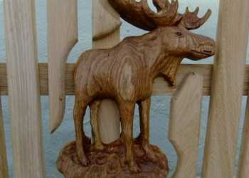 Moose Carving