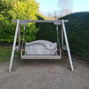 Tranquillity Oak Swirl Back Swing Seat