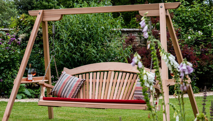 Spring Garden Refresh | Adding a Swing Seat