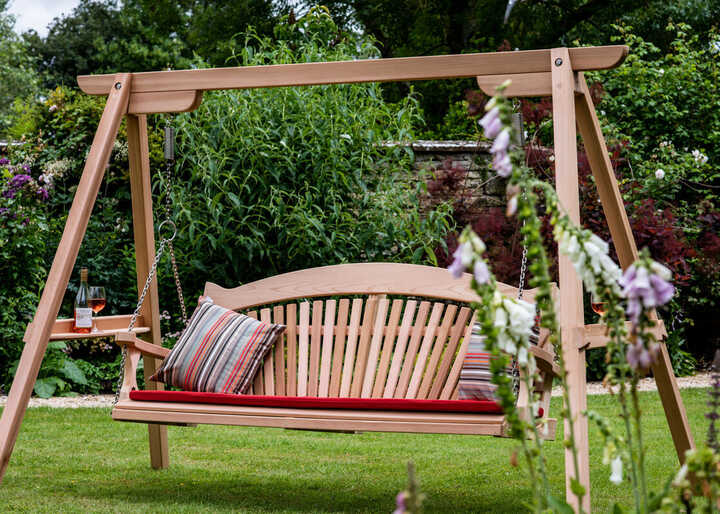 Spring Garden Refresh | Adding a Swing Seat