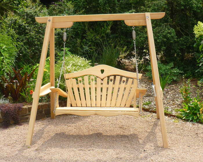 RHS Serenity Swing Seat at RHS Garden Rosemoor RHS Serenity Swing Seat at RHS Garden Rosemoor