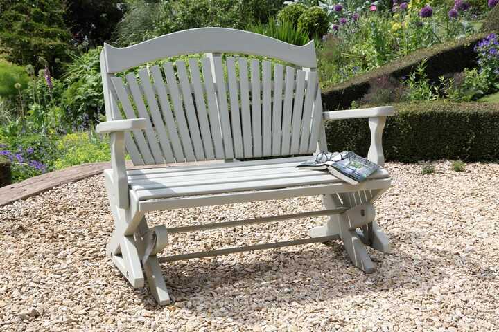 Outdoor rocking benches deals