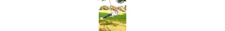 Sitting Spiritually Round Rope Swing