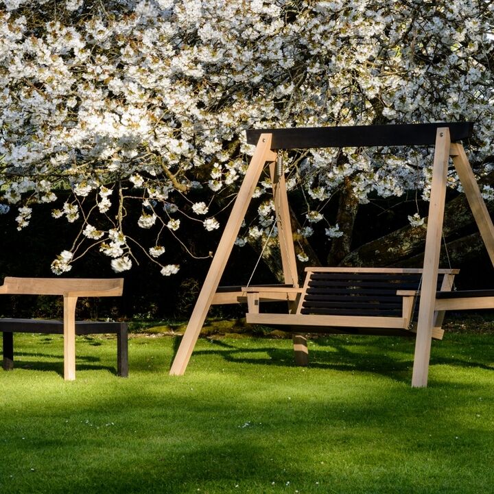 Yakisugi Swing Seat Scorched Oak