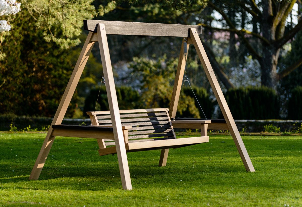 Garden Swing Seat Contemporary Yakisugi