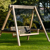 Garden Swing Seat Contemporary Yakisugi