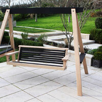 Sitting Spiritually Yakisugi Swing Seat, angled.jpg