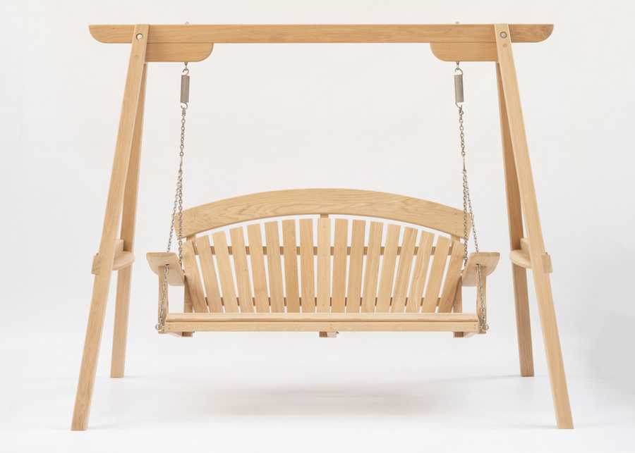 Garden Swing Seat Tranquillity in FSC Oak
