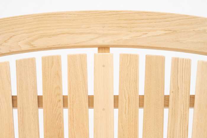 Close up of swing seat back design