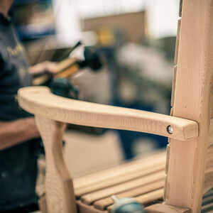 Close up of a swing seat