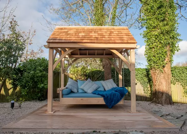 Garden swing seat bed online