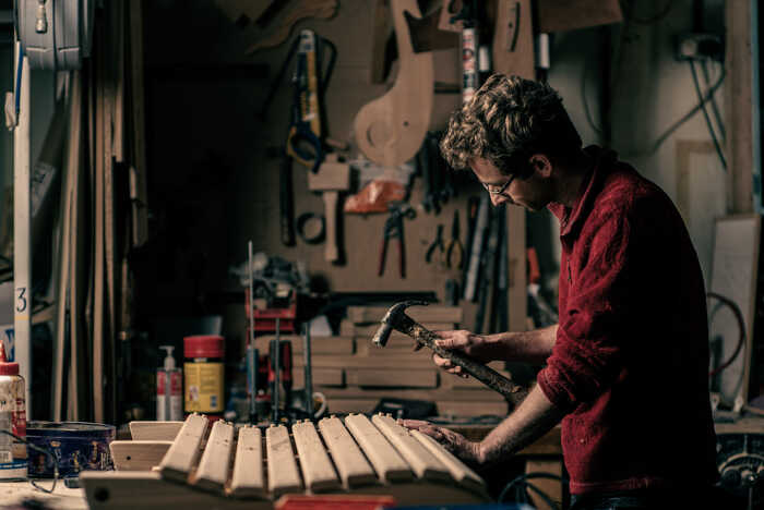 Single Oak Rope Swing with engraving