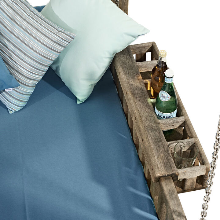 Swinging Day Bed drinks holder