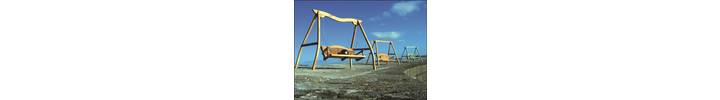 Swing Seats on The Cobb Lyme Regis