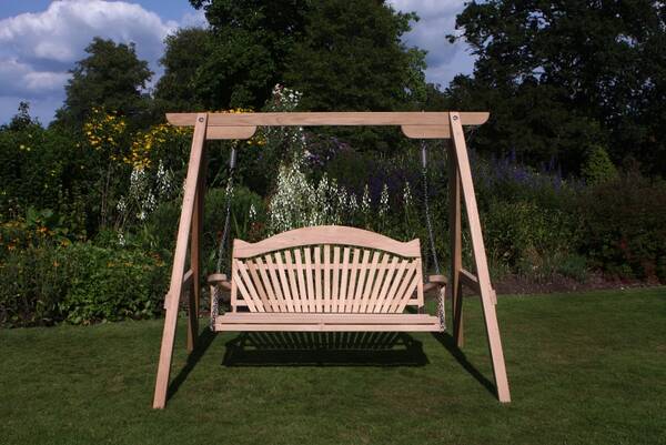 Garden Swing Seat Tranquillity Oak Sitting Spiritually