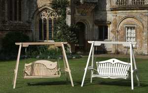 2 Seater Garden Swing Seats at Forde Abbey