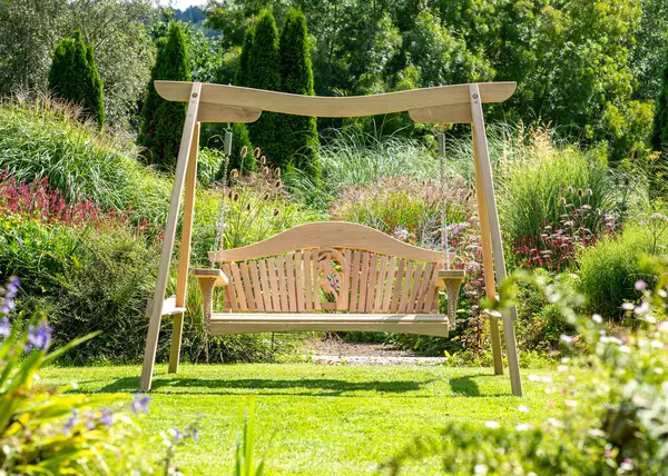 Bench swing garden sale