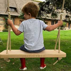 rope swing with inscription