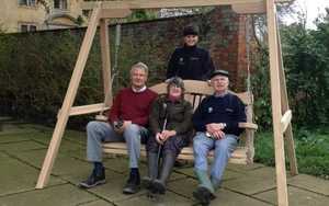 Family enjoying our Swing Seat in 2017