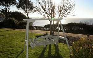 Swing Seat Overlooking the sea at The Alexandra Hotel