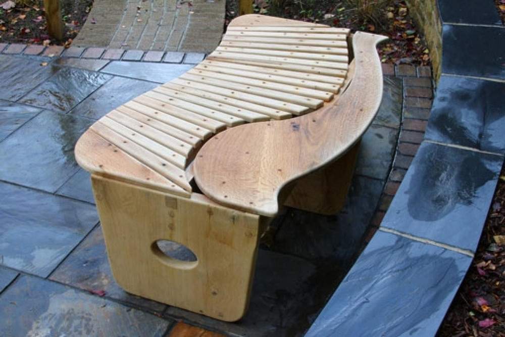 Bespoke Garden Furniture Maker of Oak Garden Swing Seats UK Sitting